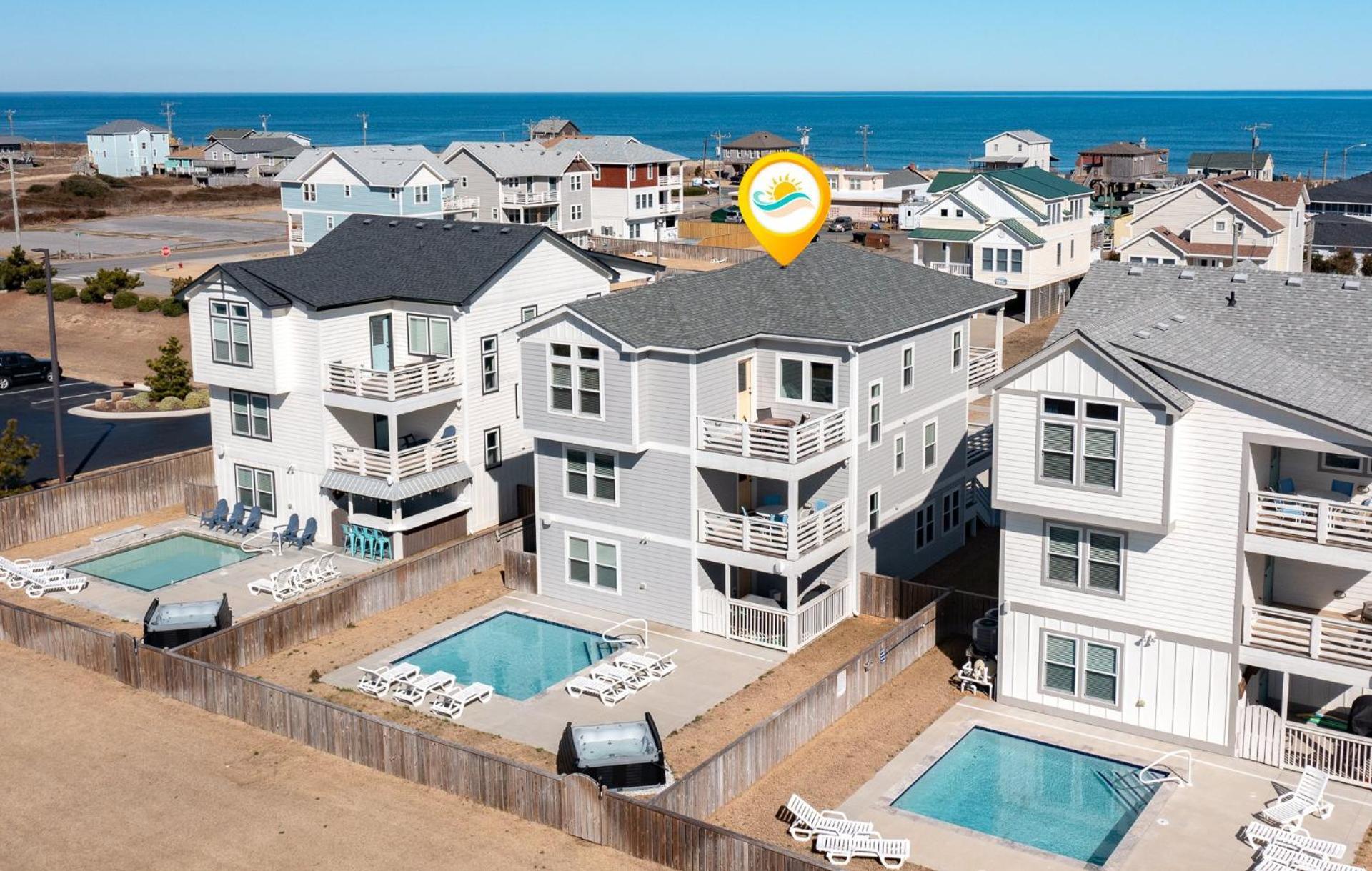 4058 Beach Haven 4 Min Walk To Beach Pool 키티호크 외부 사진